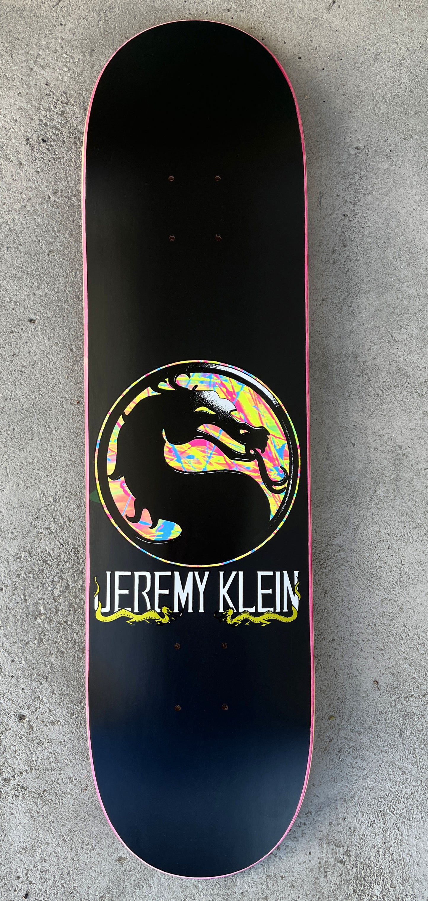 SIGNED klein dragon HAND SCREENED CHICKEN SCRATCH 1 OF 1