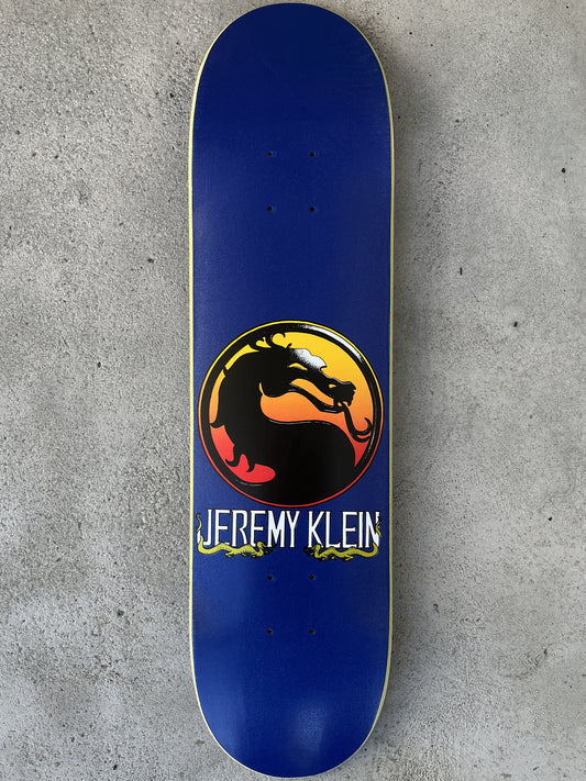 SIGNED jeremy klein dragon HAND SCREENED METALLIC BLUE ONLY 10 MADE