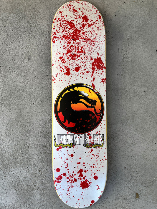 SIGNED klein dragon 8.0 X 31.75 HAND SCREENED FATALITY VERSION