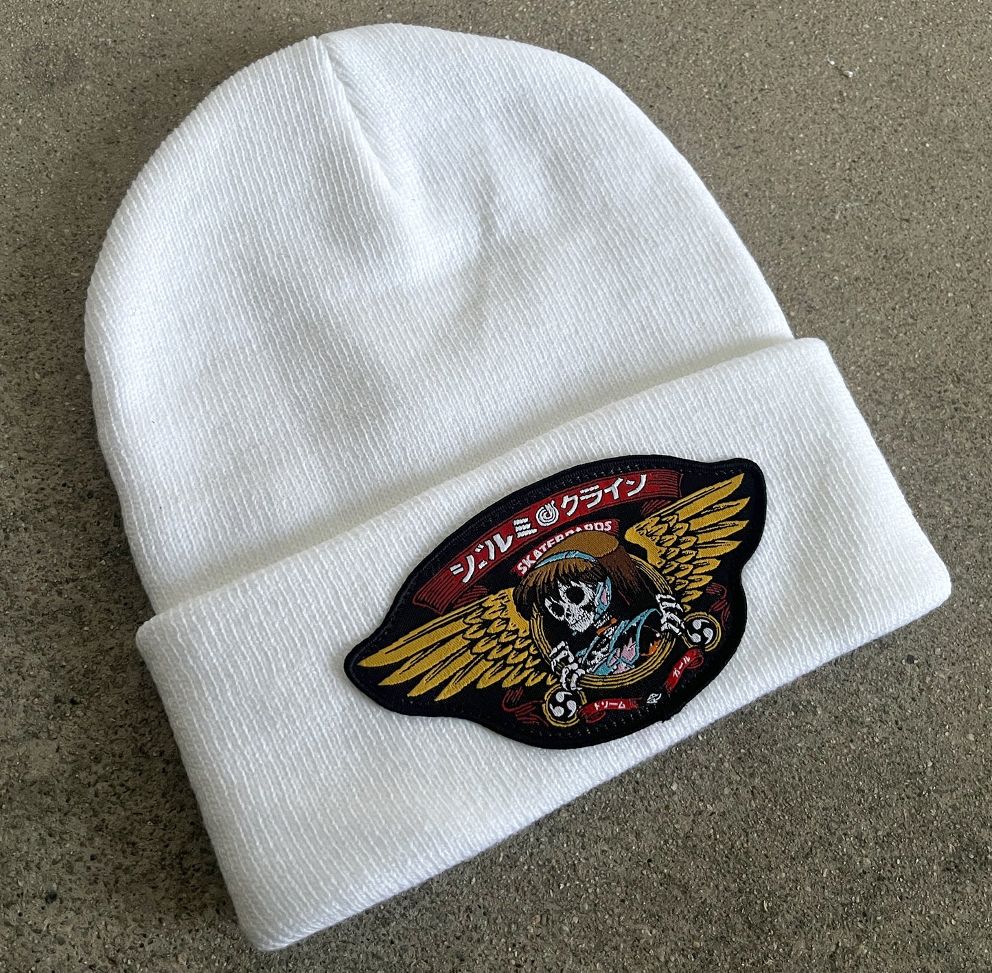 dream wings beanie - WHITE