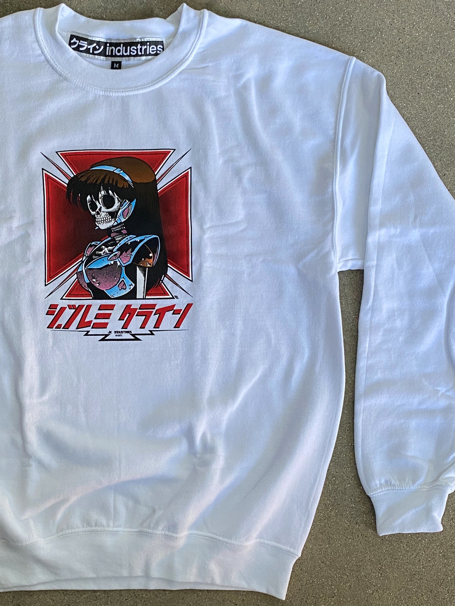 dream hawk CREW sweatshirt - WHITE