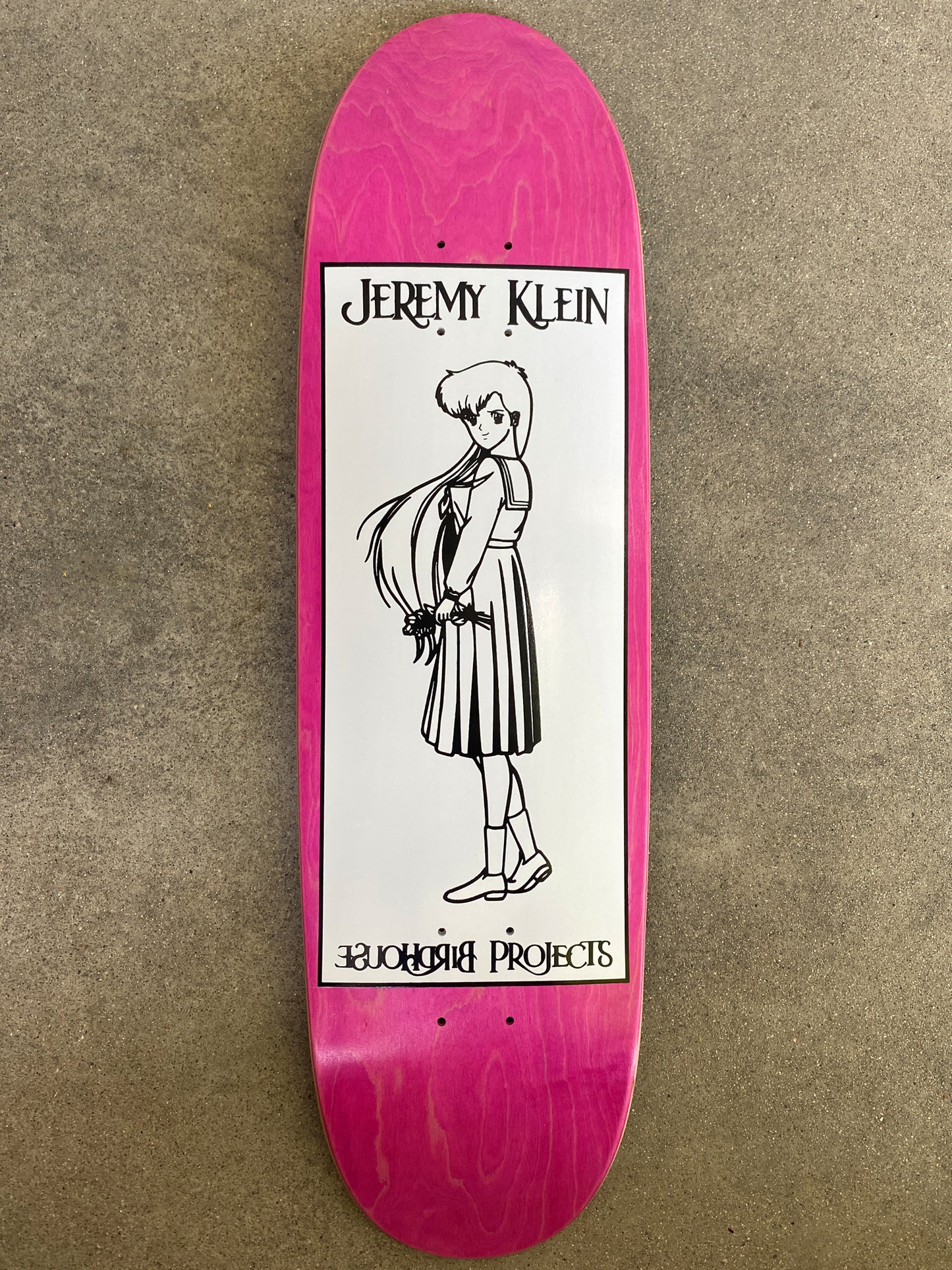 SIGNED OG anime girl 8.75 X 32 ASSORTED STAIN COLORS