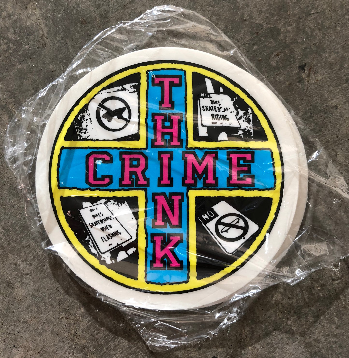 think crime stickers 10 pack