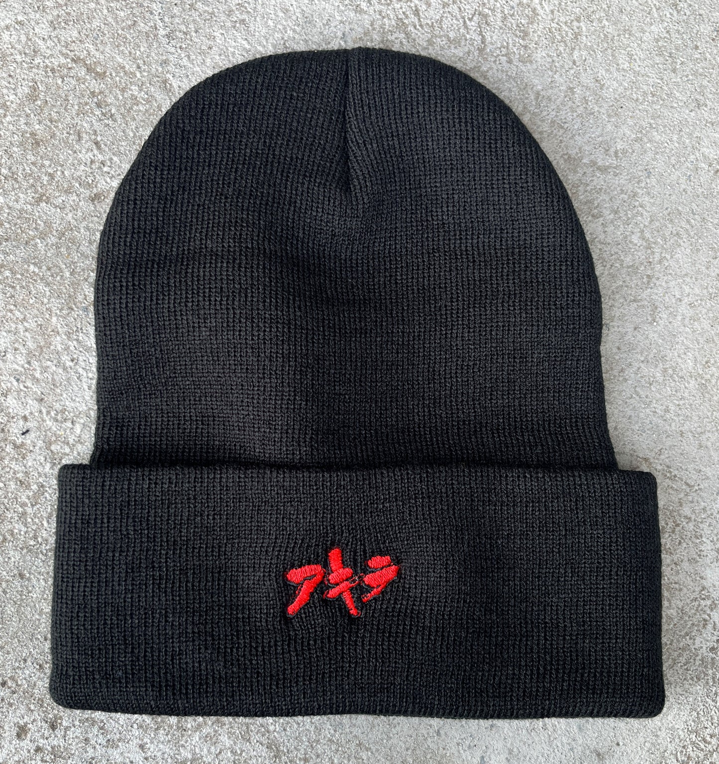 tetsuo vs. kaneda beanie - BLACK