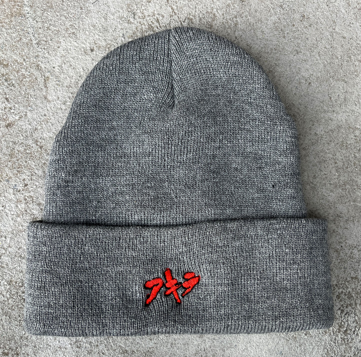 tetsuo vs. kaneda beanie - GREY