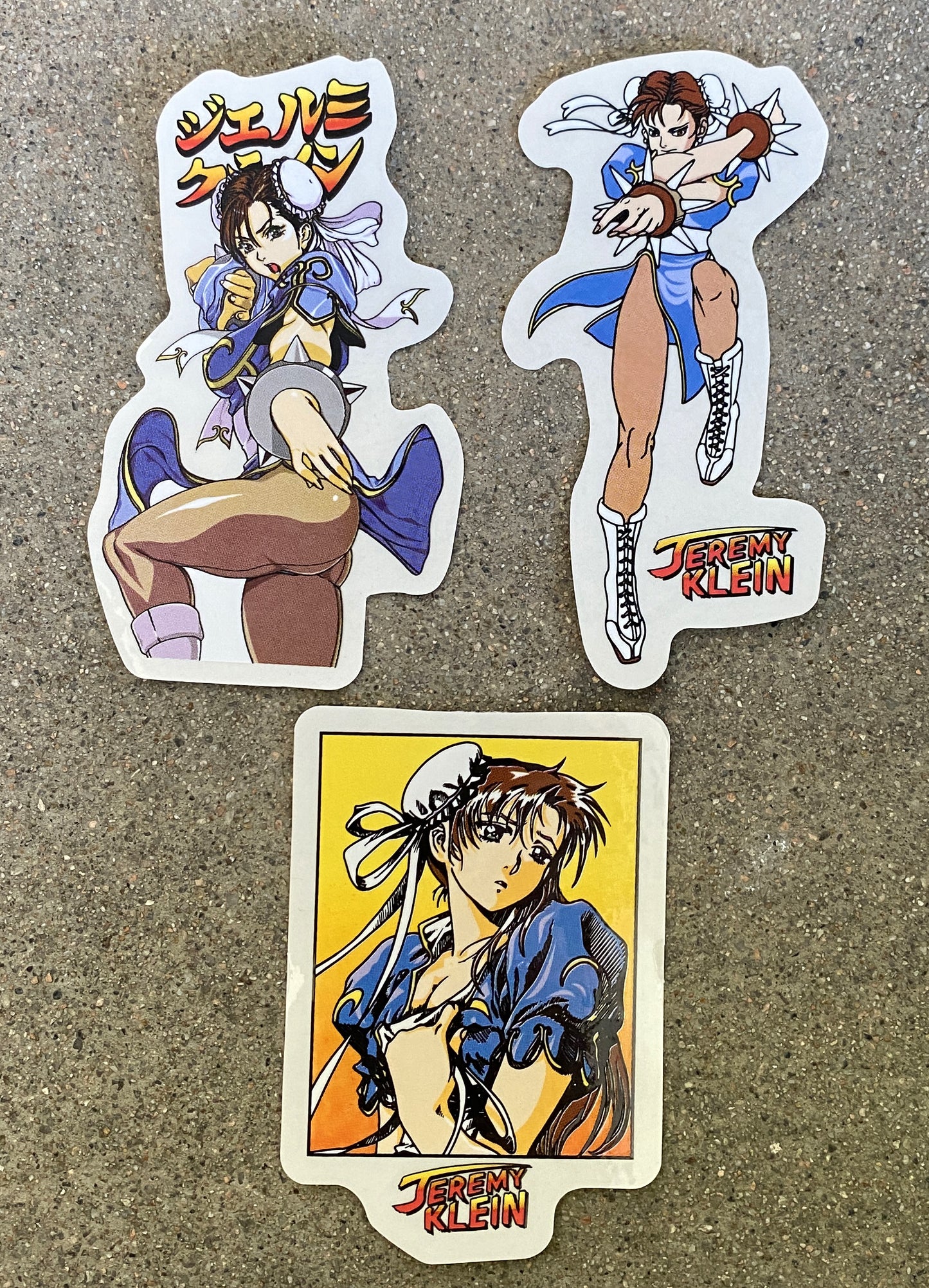 chun li sticker set