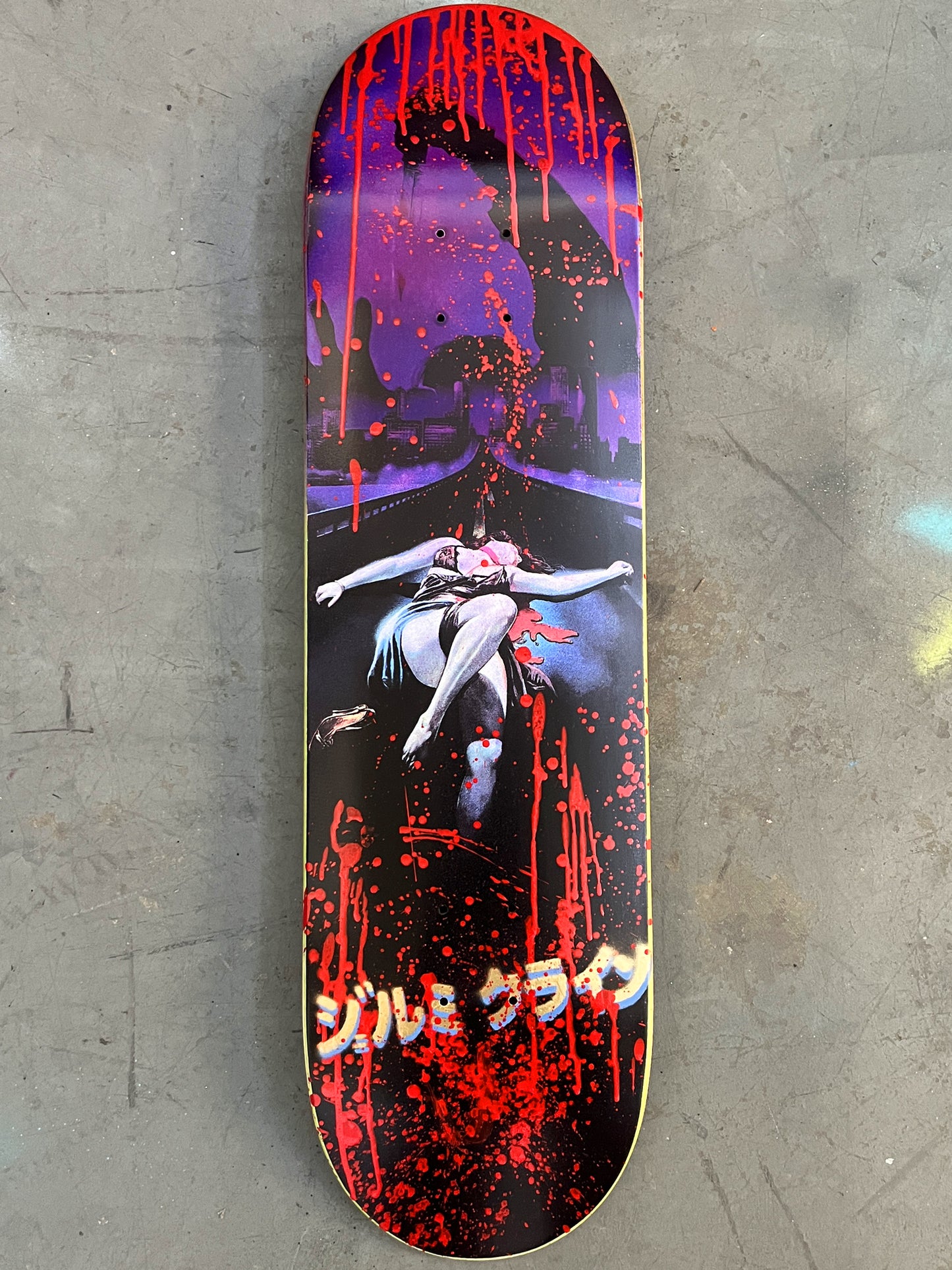 tokyo ripper 8.5 X 32 BLOOD EDITION ANODIZED PURPLE SIGNED