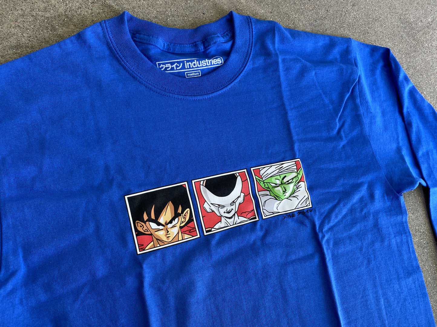 dbz LONG SLEEVE t-shirt ROYAL BLUE