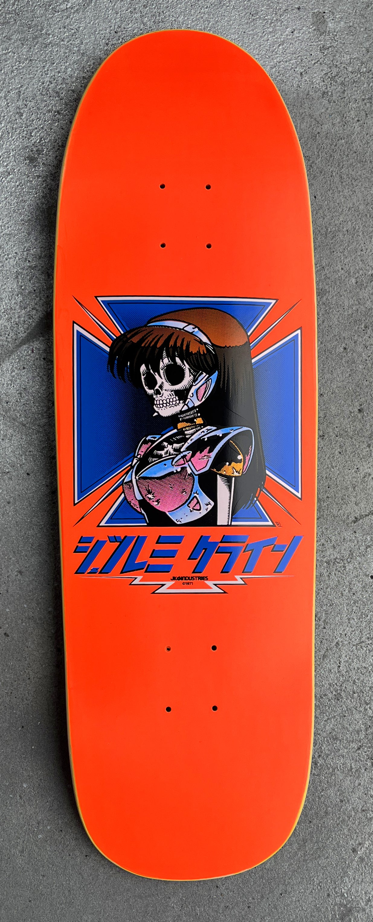 SIGNED dream hawk FLUORESCENT ORANGE 9.5 X 31.75