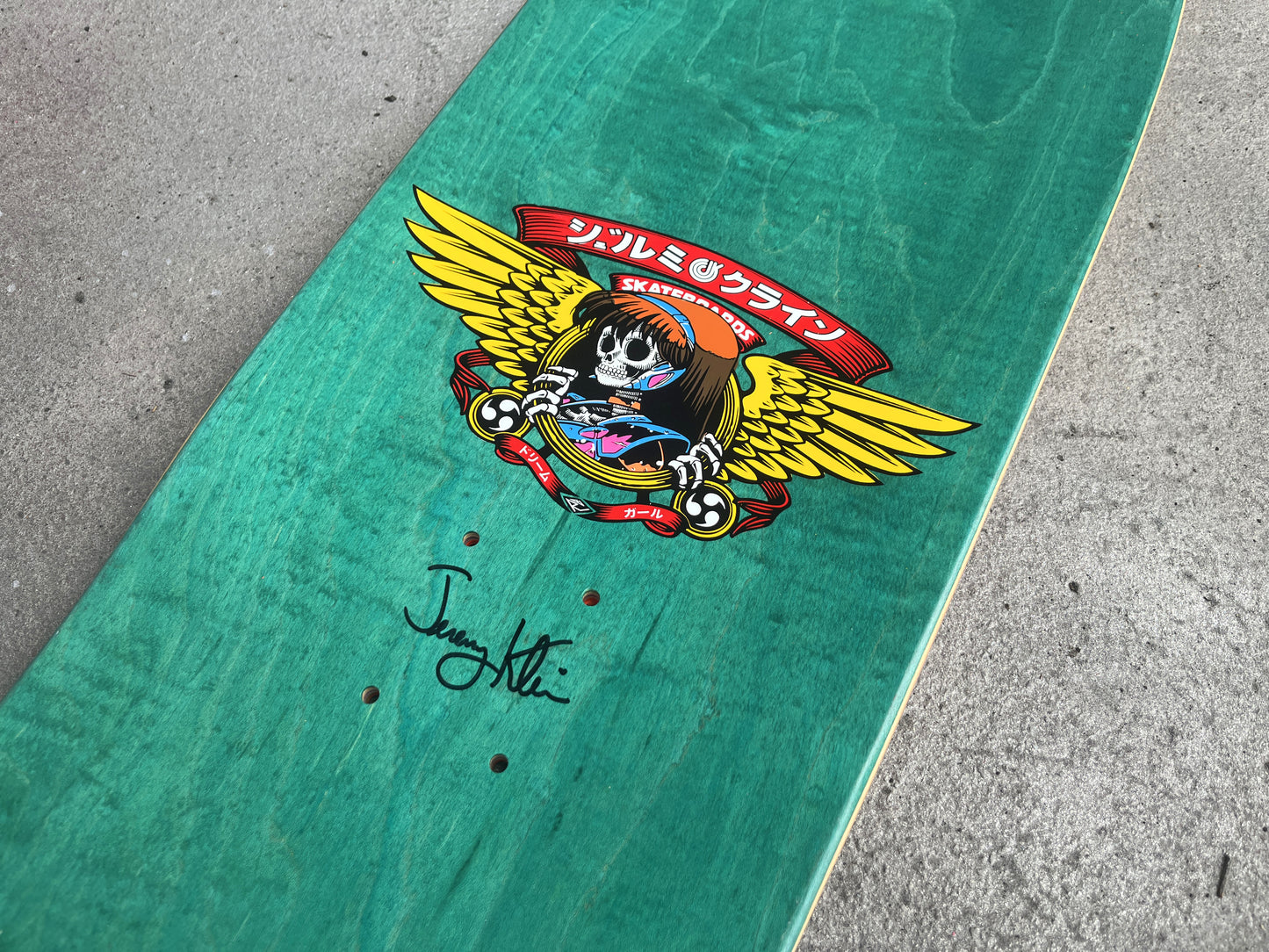 SIGNED dream hawk FLUORESCENT PINK 9.5 X 31.75