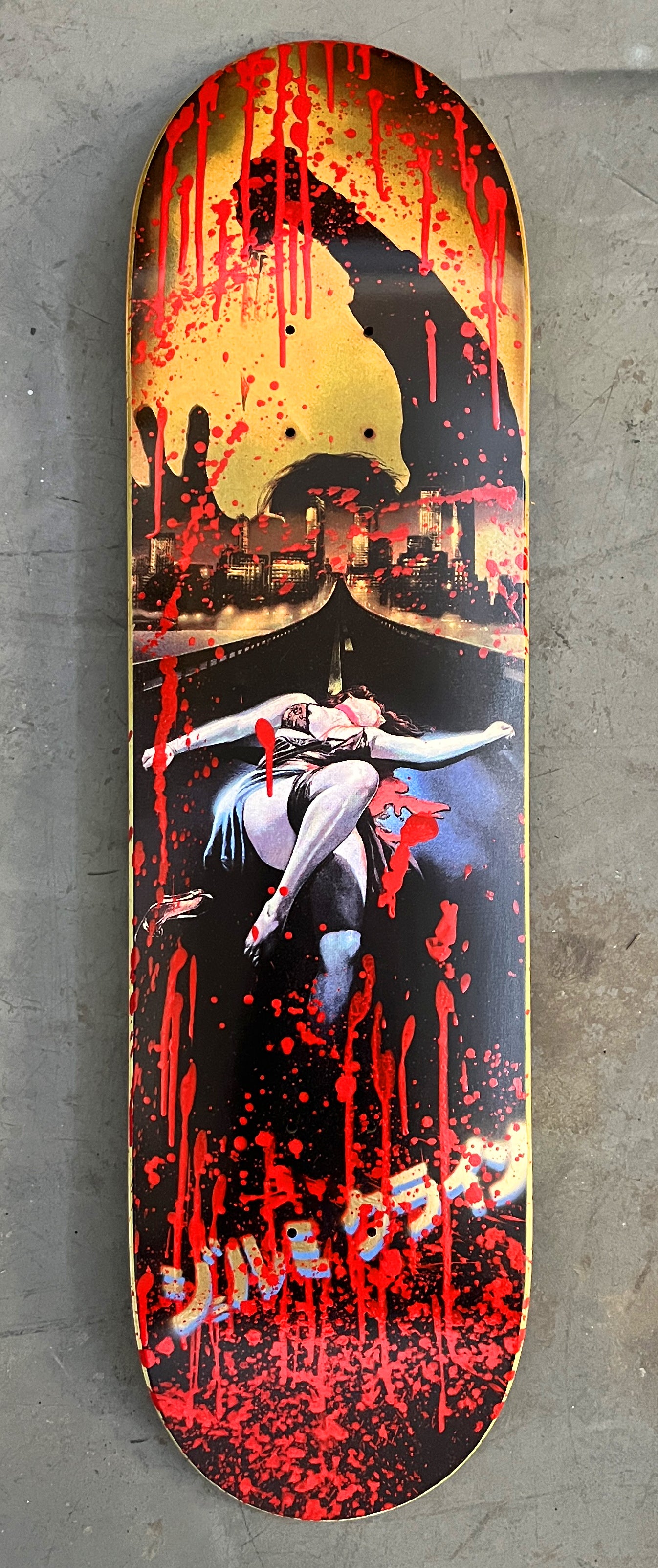 tokyo ripper 8.5 X 32 BLOOD EDITION ANODIZED YELLOW SIGNED