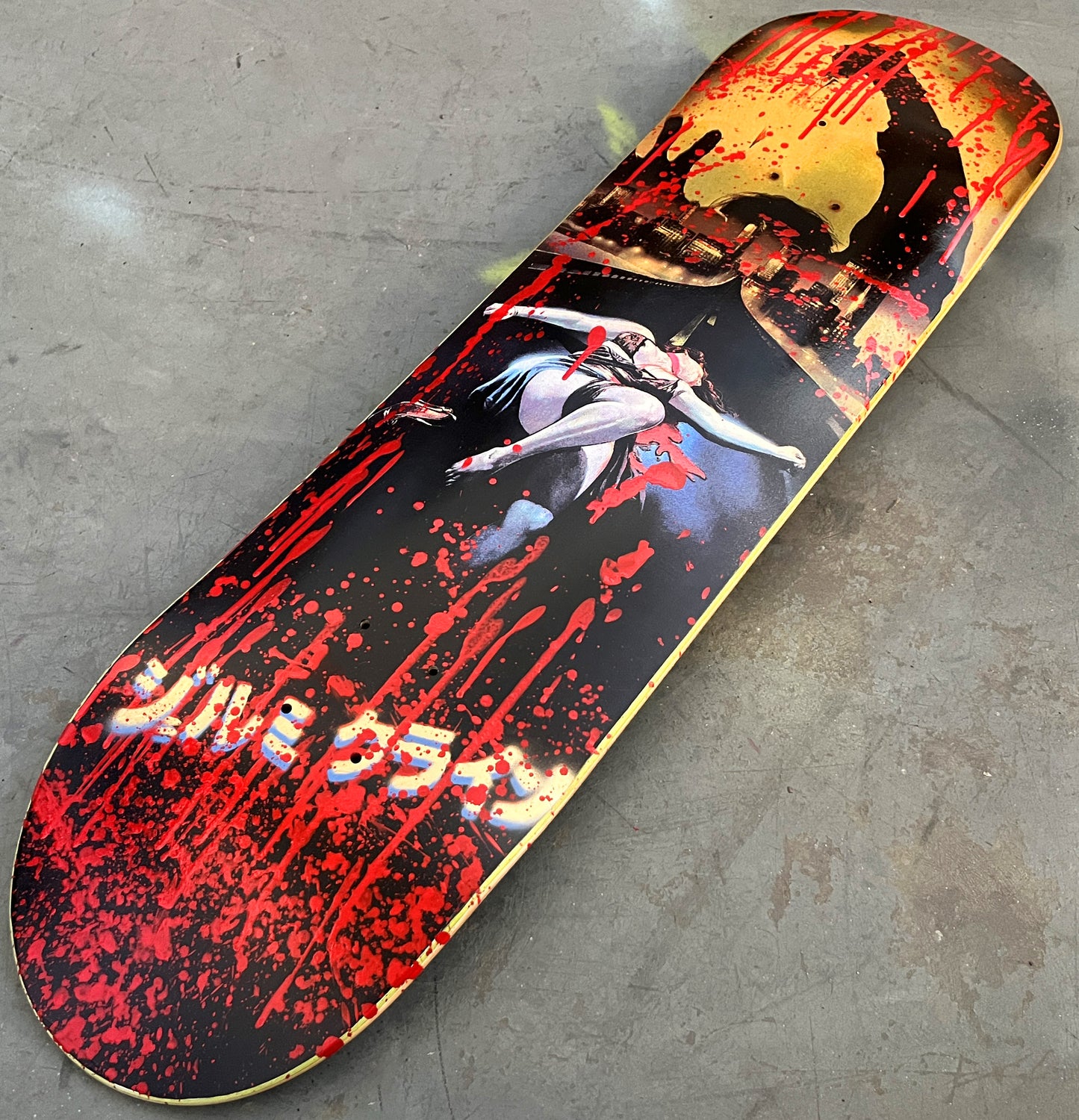 tokyo ripper 8.5 X 32 BLOOD EDITION ANODIZED YELLOW SIGNED