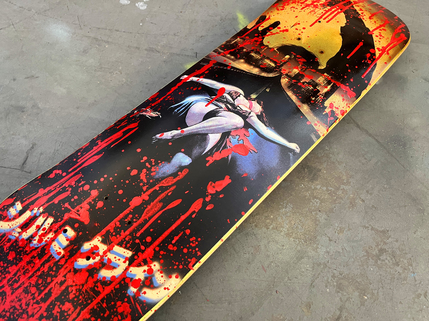 tokyo ripper 8.5 X 32 BLOOD EDITION ANODIZED YELLOW SIGNED