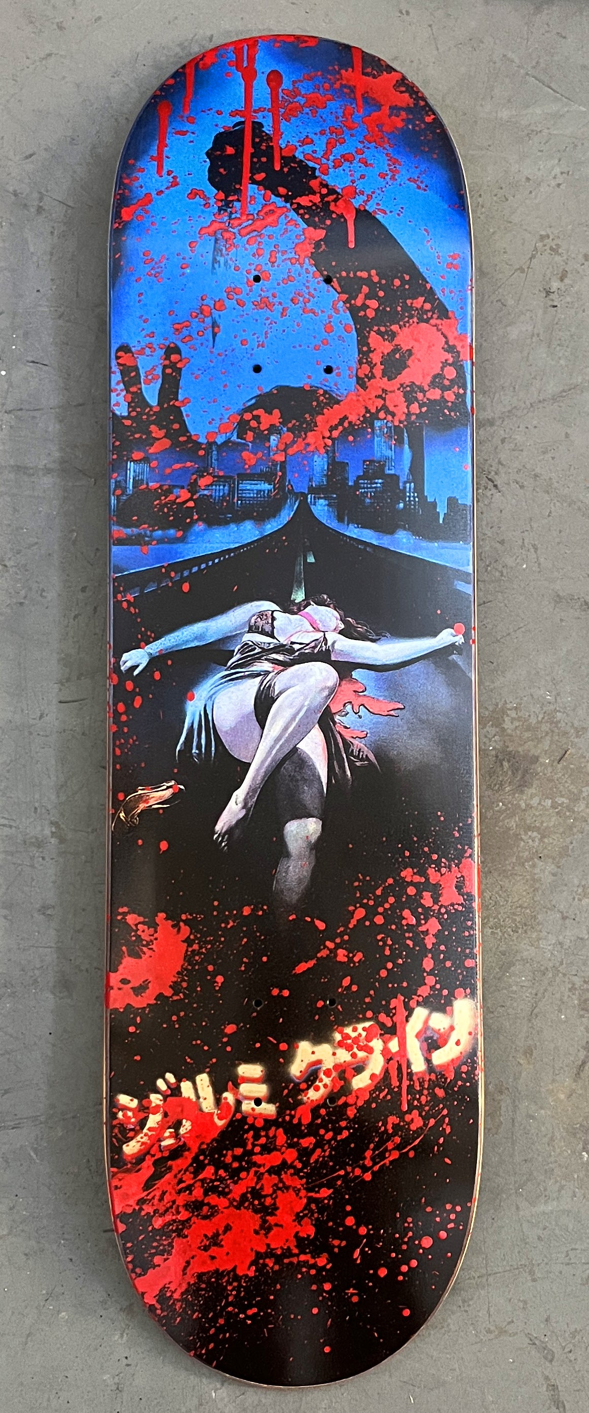 tokyo ripper 8.5 X 32 BLOOD EDITION ANODIZED BLUE SIGNED