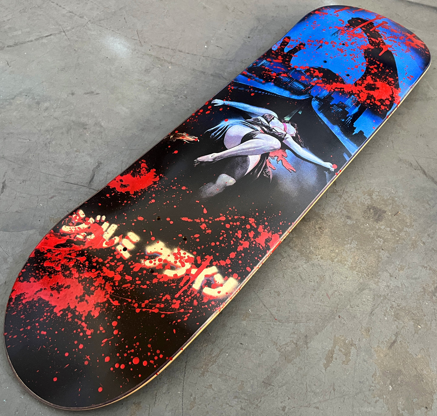 tokyo ripper 8.5 X 32 BLOOD EDITION ANODIZED BLUE SIGNED