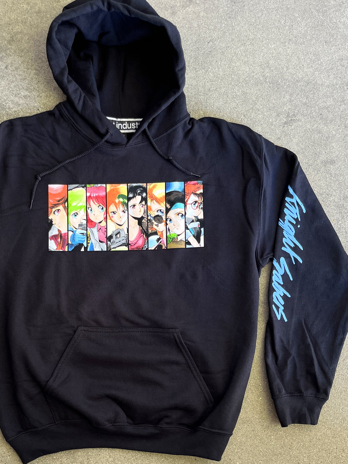 bubblegum hooded sweatshirt - BLACK