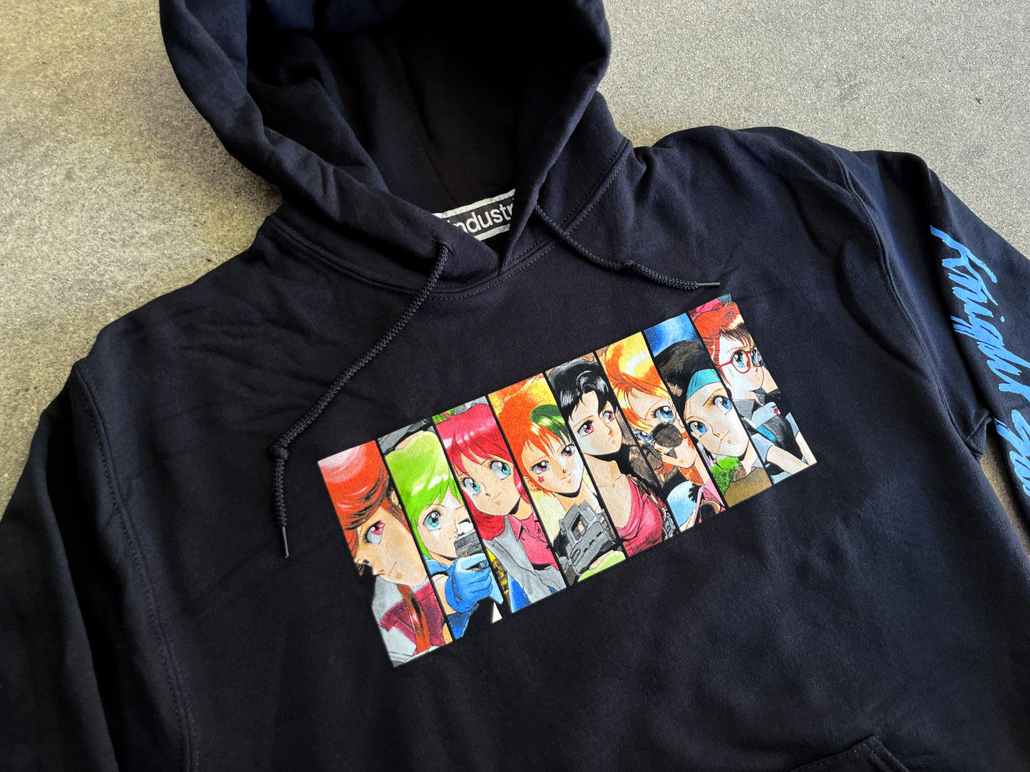 bubblegum hooded sweatshirt - BLACK