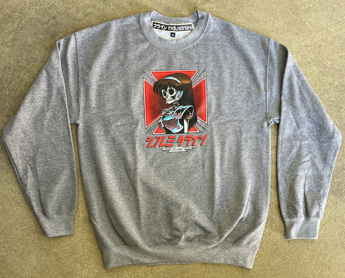 dream hawk CREW sweatshirt - GRAPHITE HEATHER
