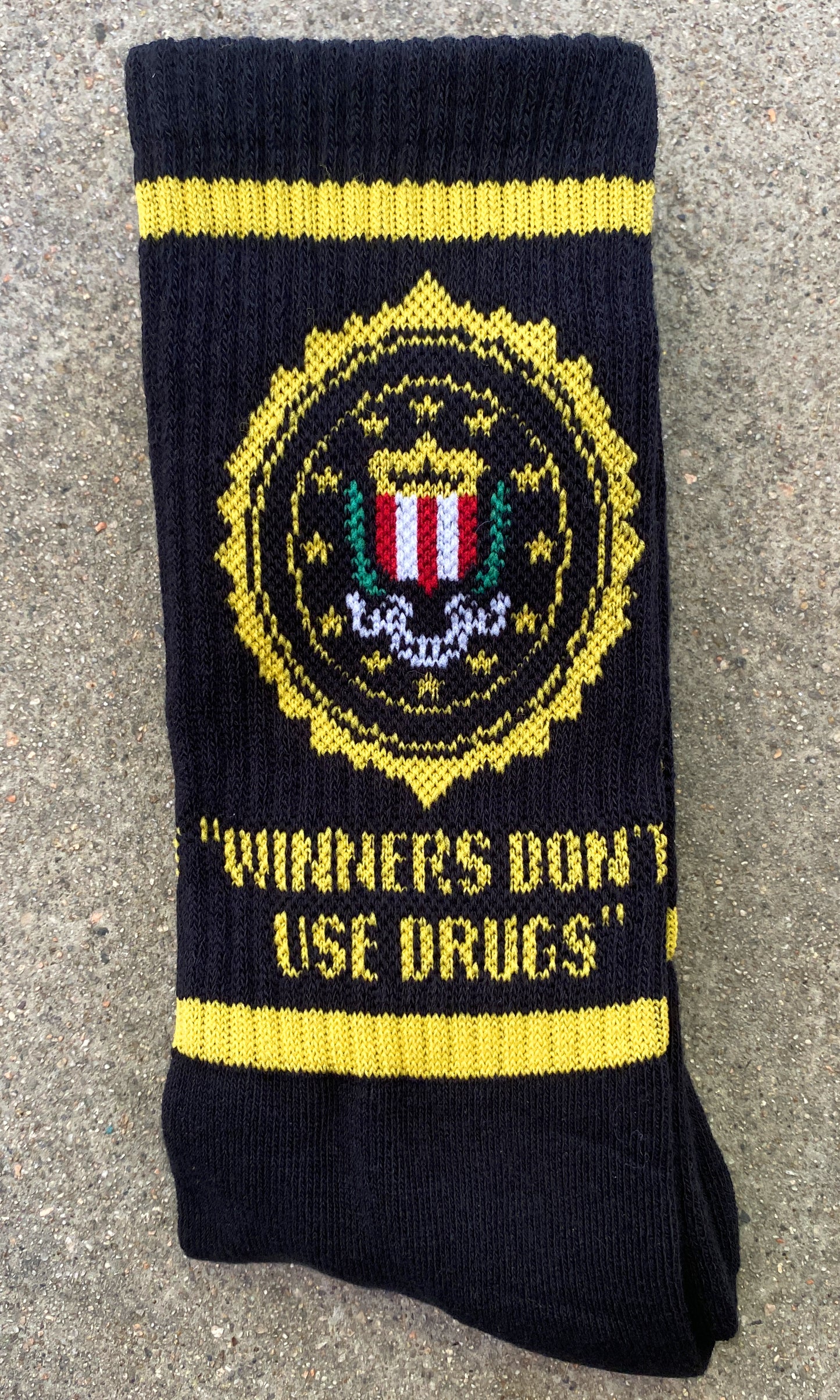 drugs socks - BLACK