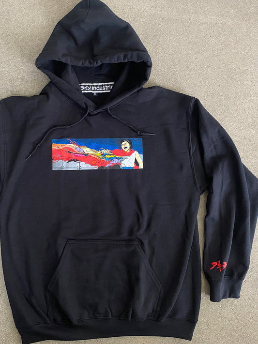 tetsuo mutation hooded sweatshirt - BLACK