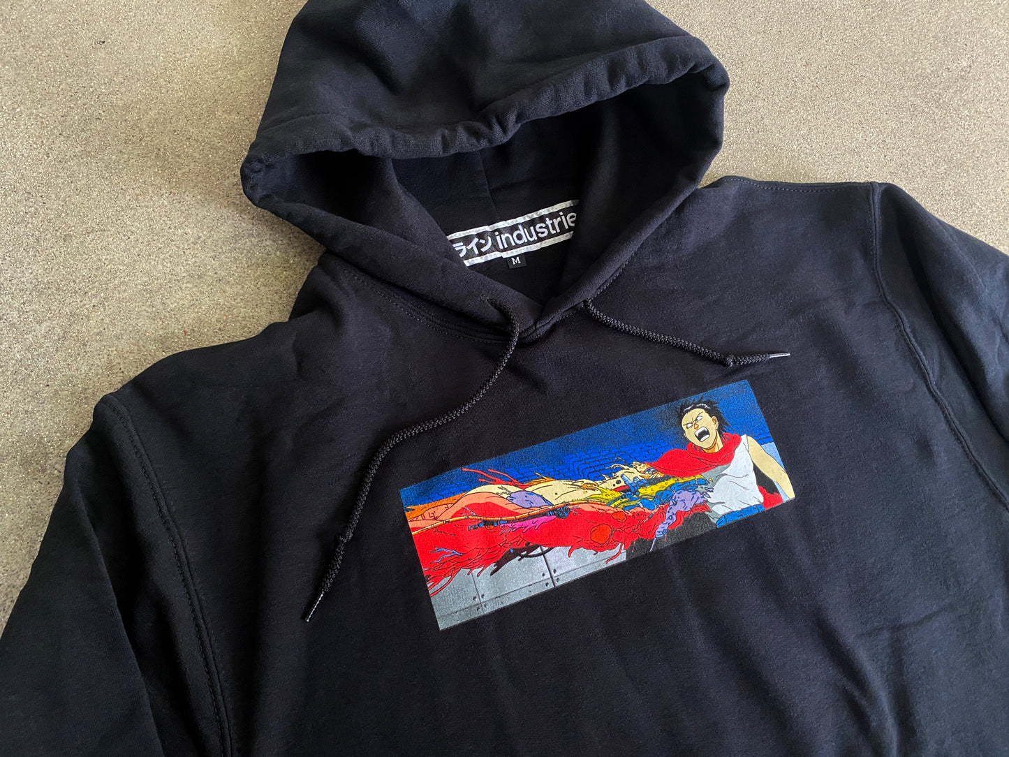 tetsuo mutation hooded sweatshirt - BLACK