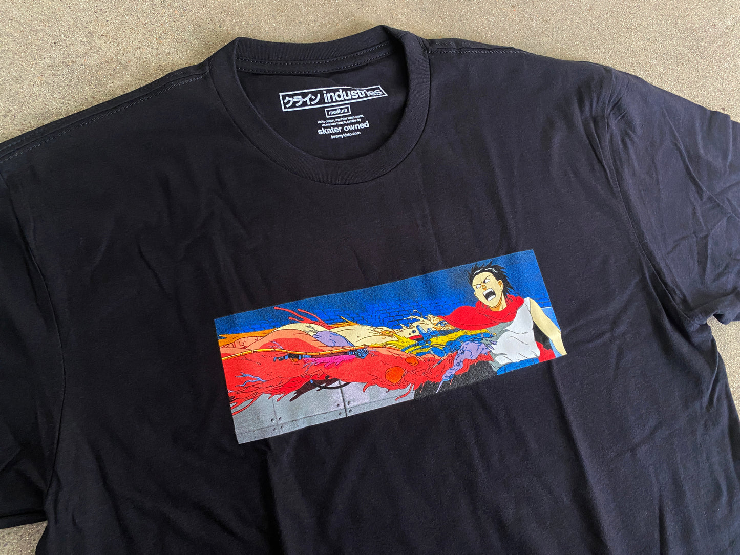 Tetsuo mutation t-shirt BLACK