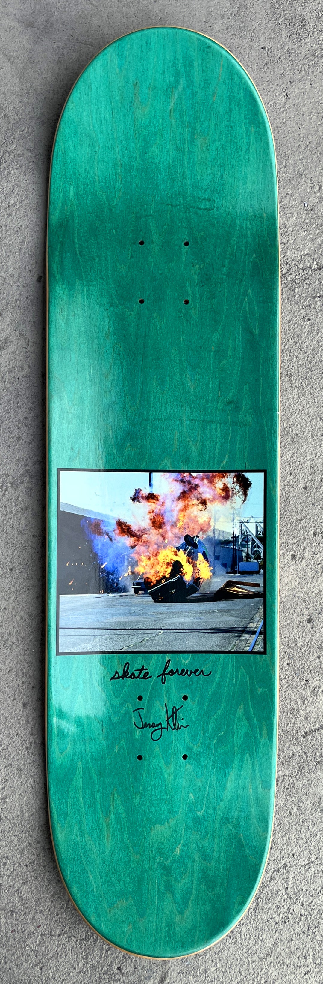 SIGNED destruction van destruction set 8.5 METALLIC GOLD