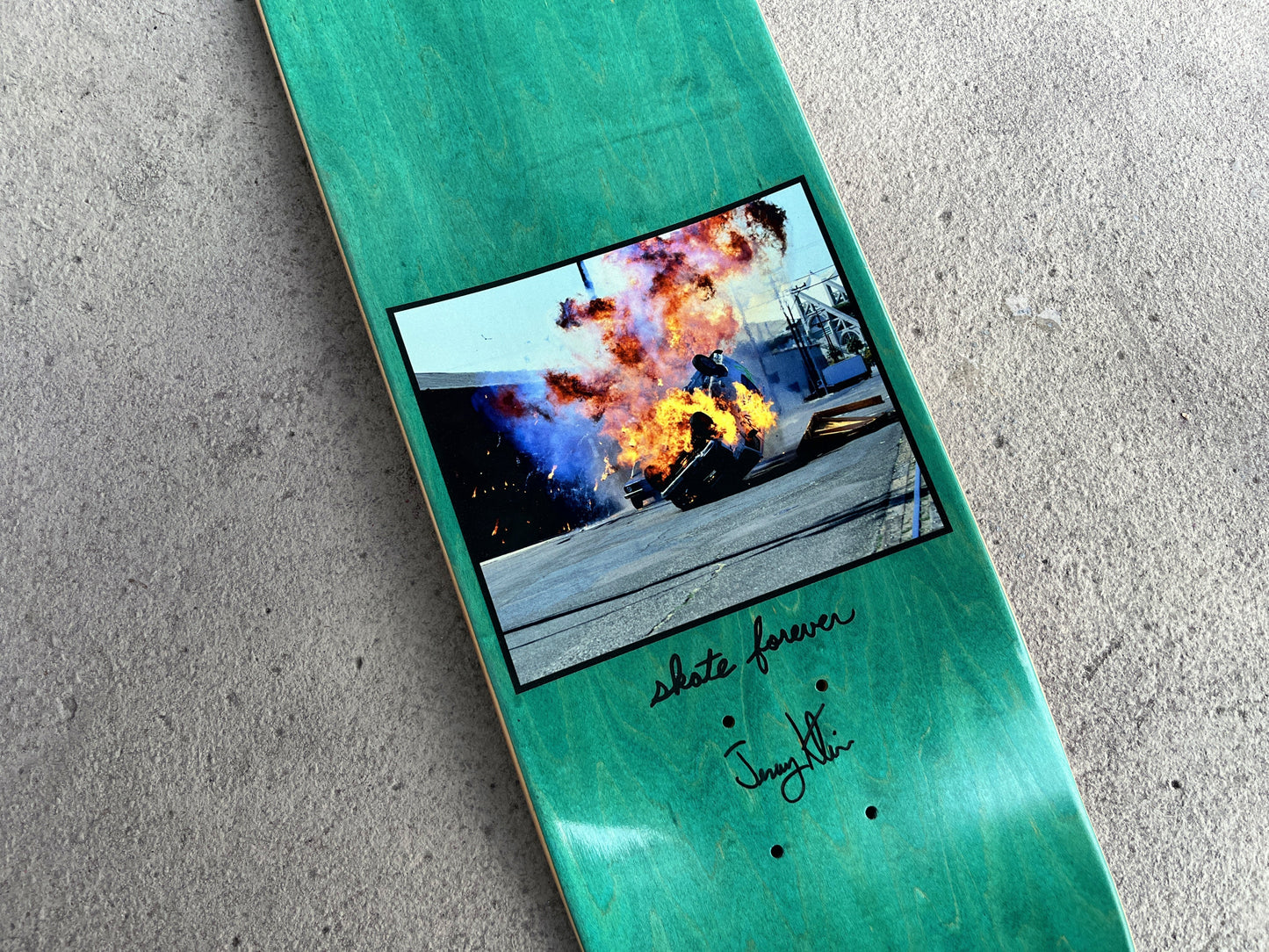 SIGNED destruction van destruction set 8.5 METALLIC BLACK