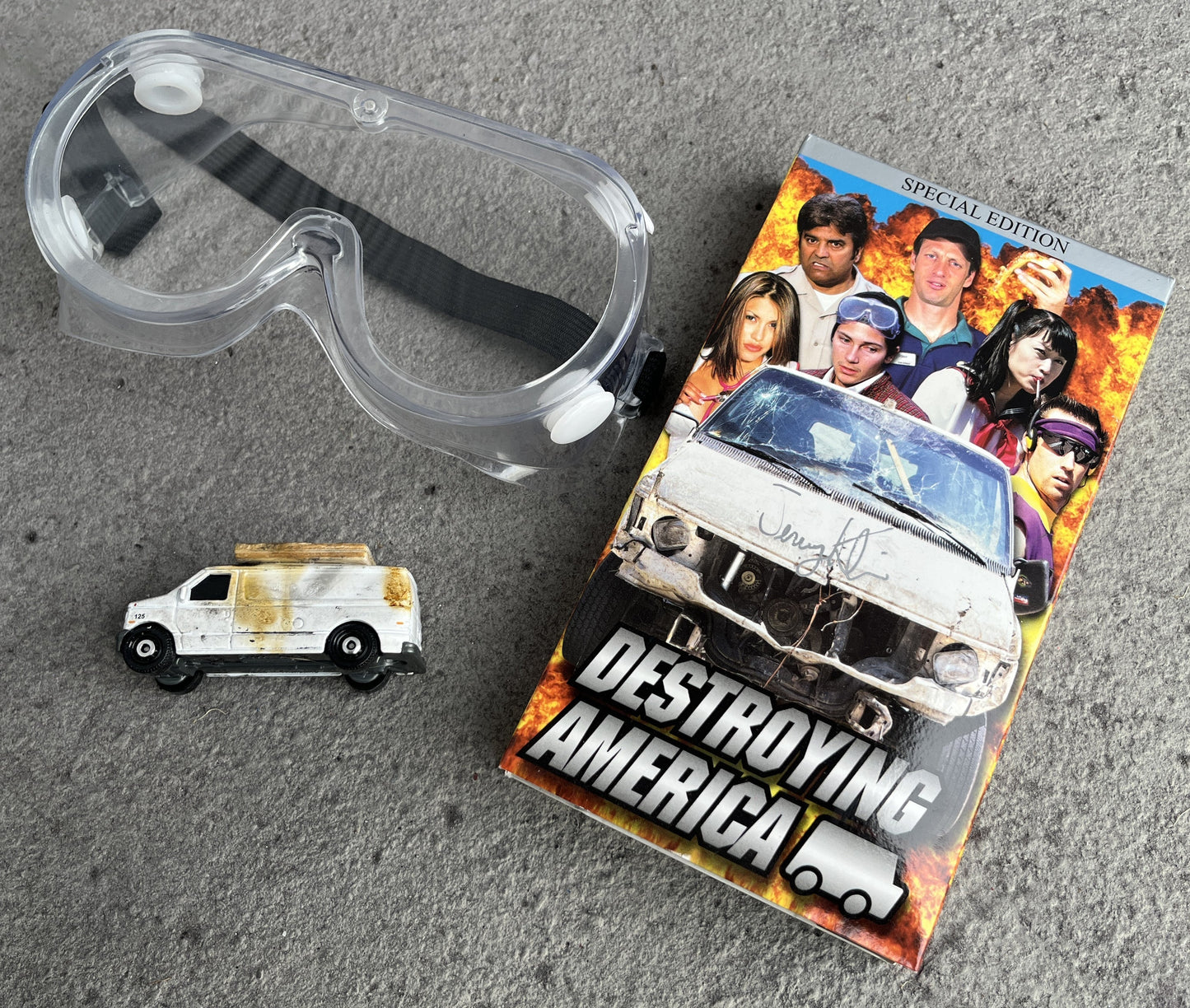 SIGNED destruction van destruction set 8.5 METALLIC BLACK