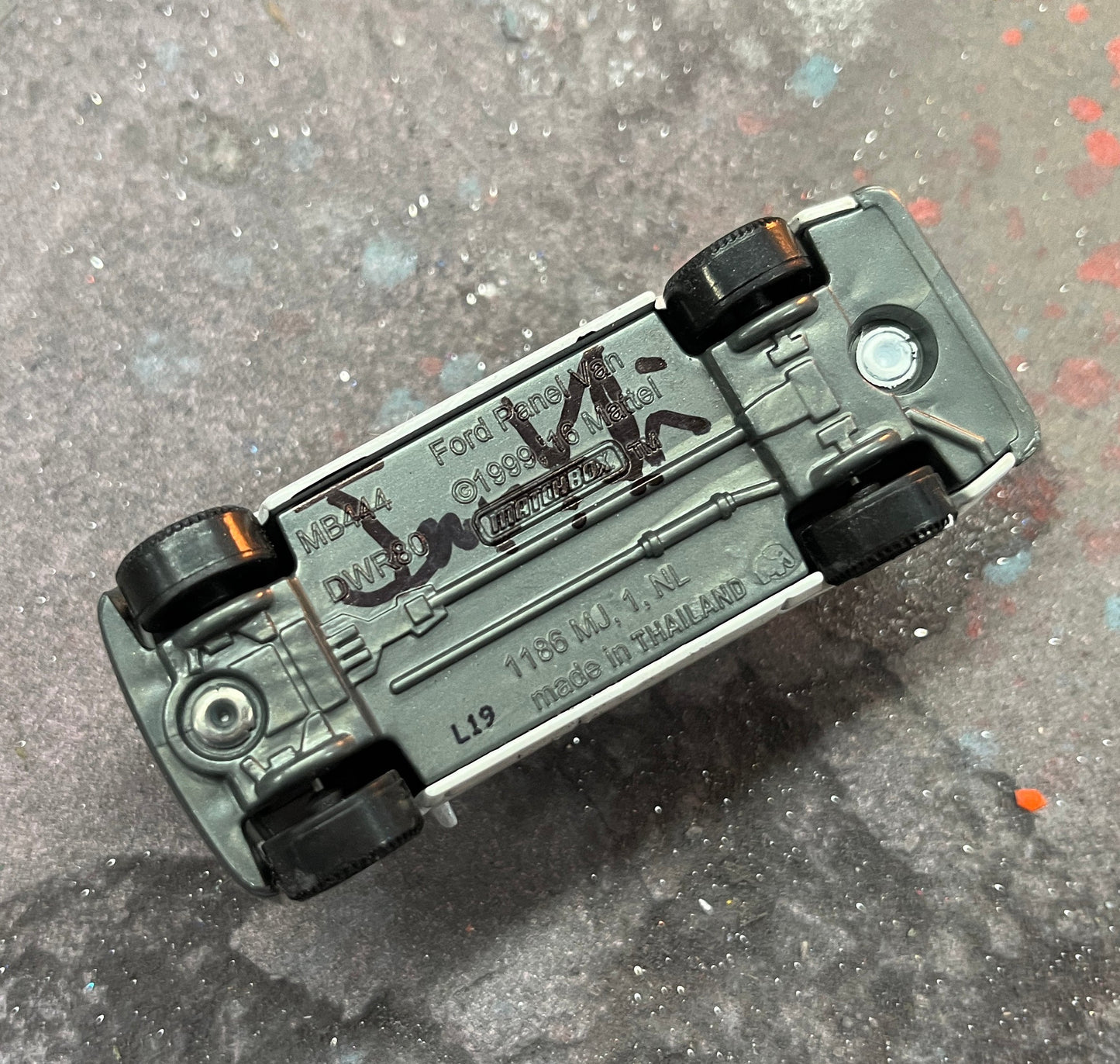 SIGNED destruction van destruction set 8.5 METALLIC RED