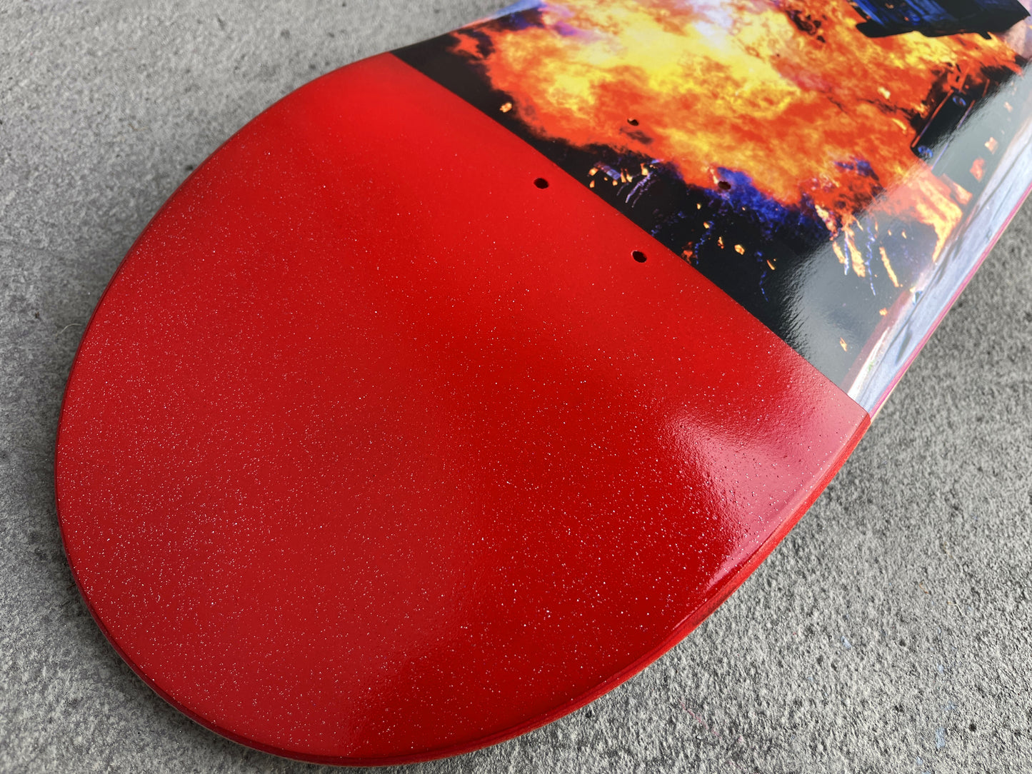 SIGNED destruction van destruction set 8.5 METALLIC RED