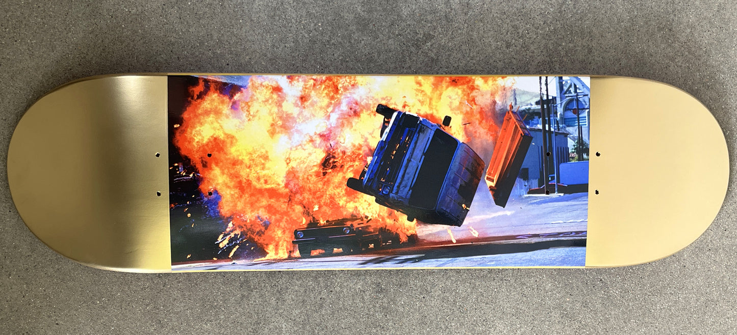 SIGNED destruction van destruction set 8.5 METALLIC GOLD