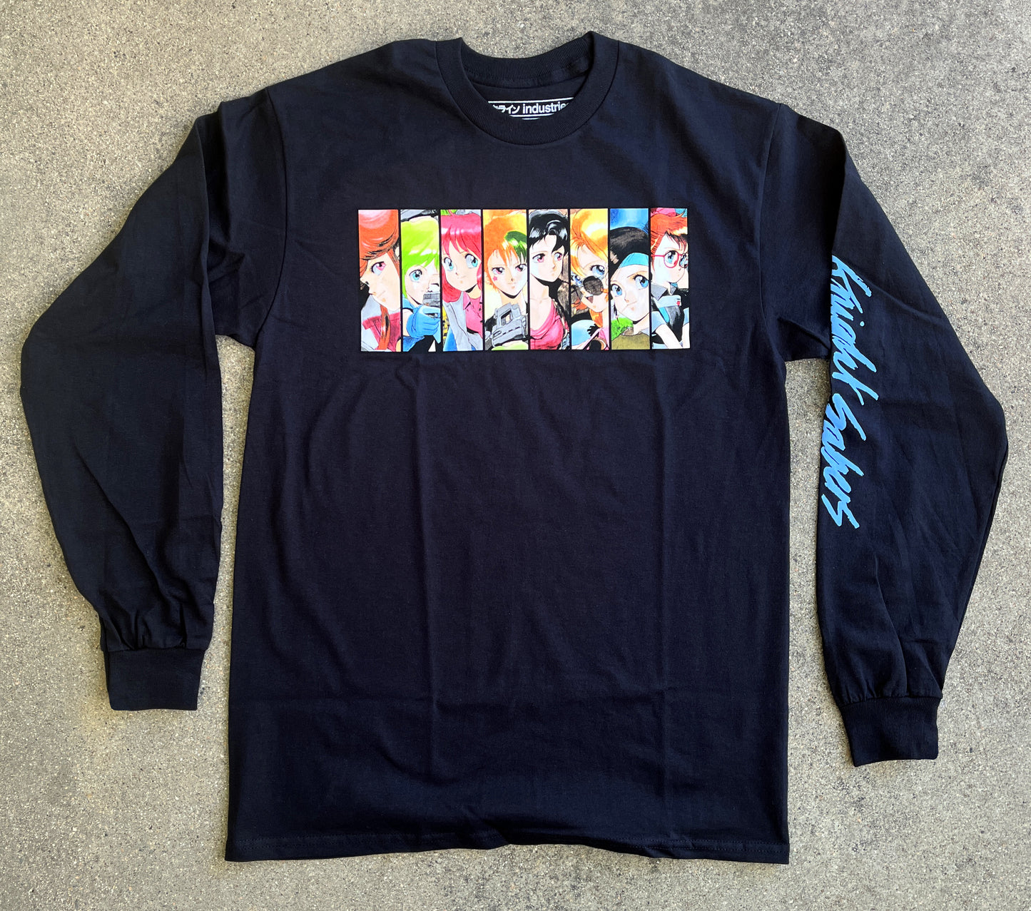 bubblegum LONG SLEEVE t-shirt black