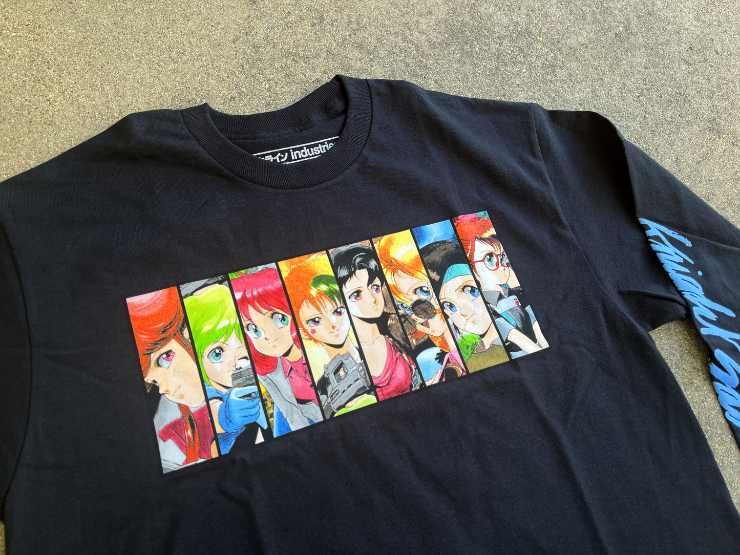 bubblegum LONG SLEEVE t-shirt black