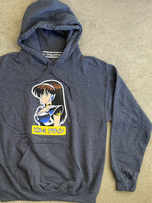 dream girl hooded sweatshirt - CHARCOAL HEATHER