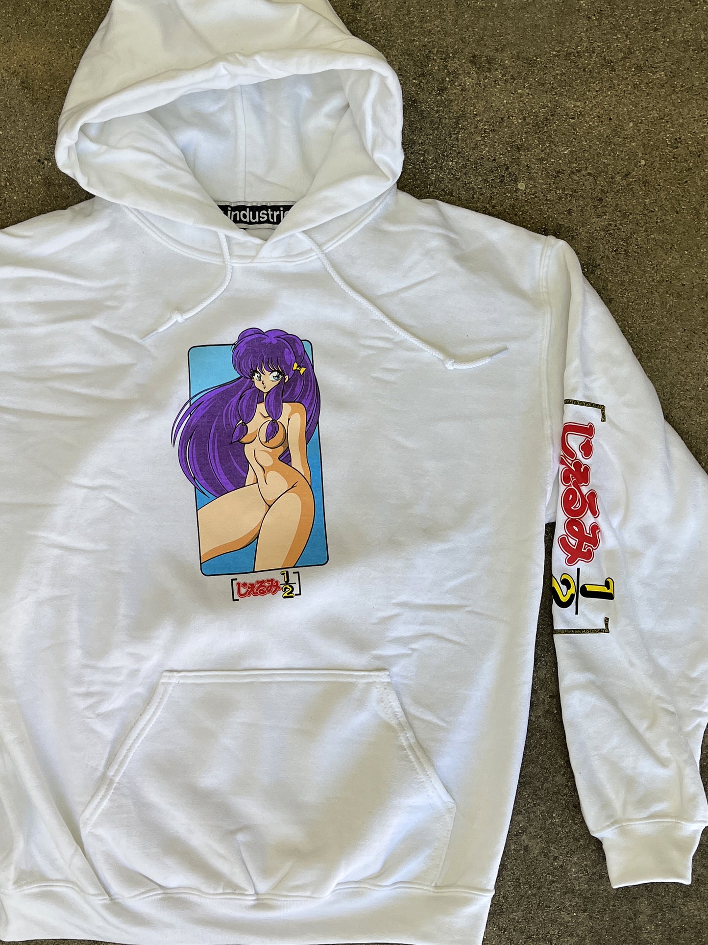Shampoo hooded sweatshirt - WHITE