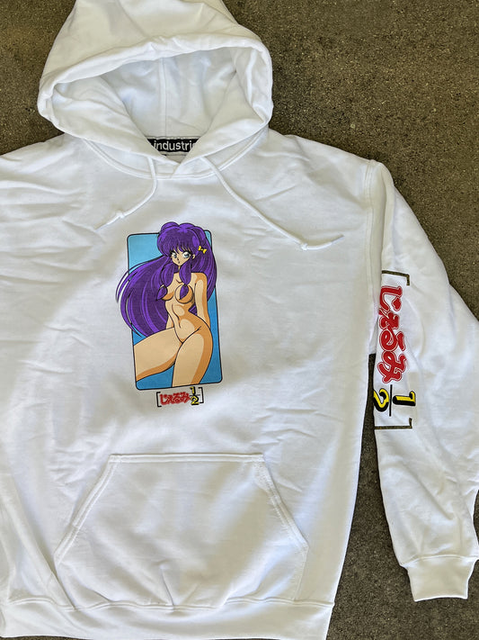 Shampoo hooded sweatshirt - WHITE