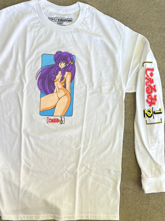 shampoo LONG SLEEVE t-shirt WHITE