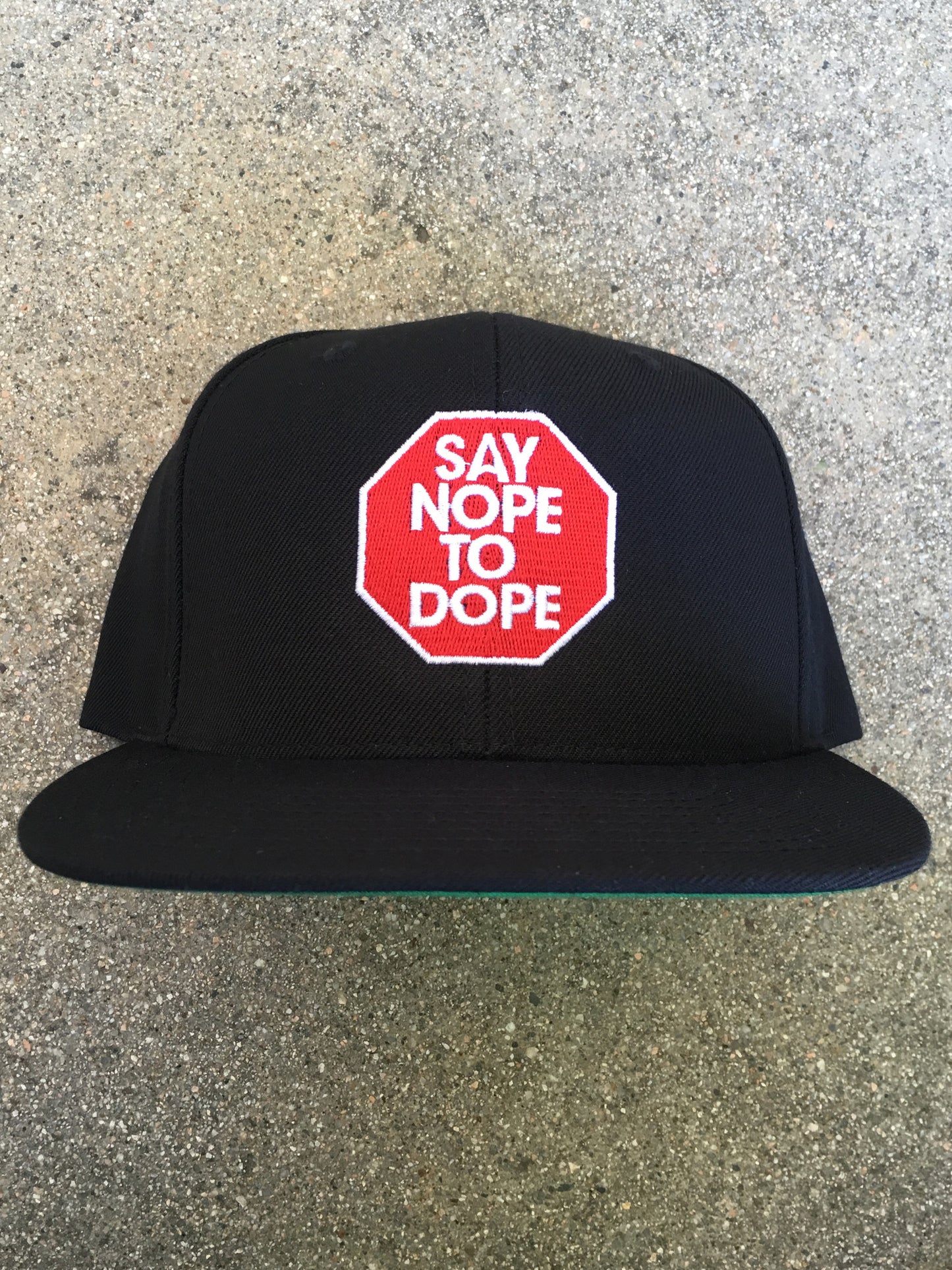 dope snapback hat black