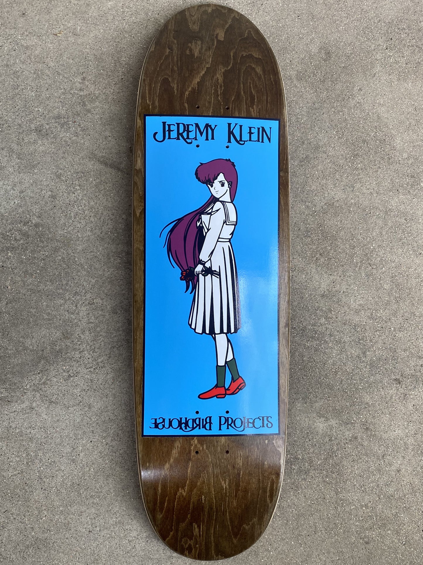 anime girl 8.75 X 32 SIGNED ASSORTED STAIN COLORS