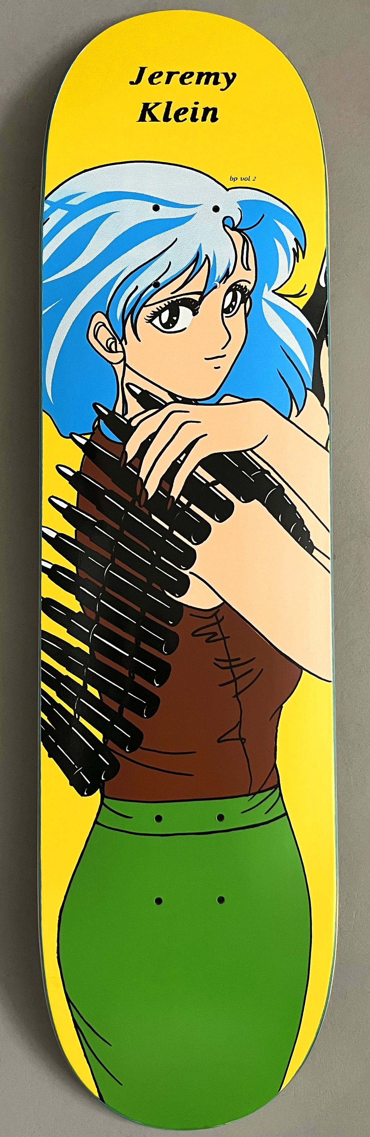 jeremy klein bp vol. 2 GUNHED 8.0 X 31.75 HAND SCREENED SIGNED