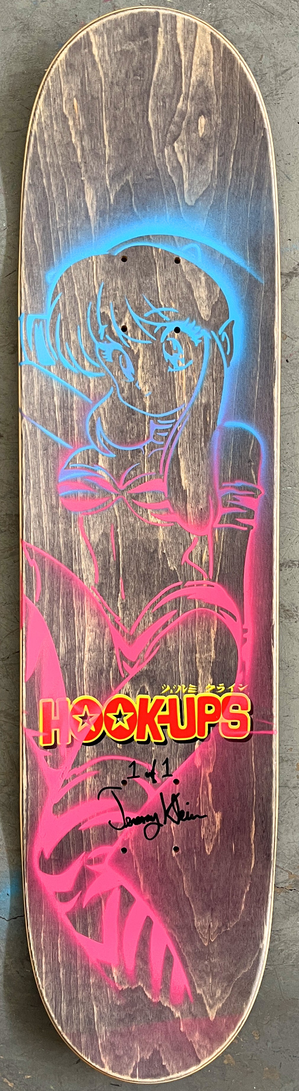 maria 7.88 X 31.75 ORANGE/YELLOW MIXED PROCESS SIGNED 1 of 1