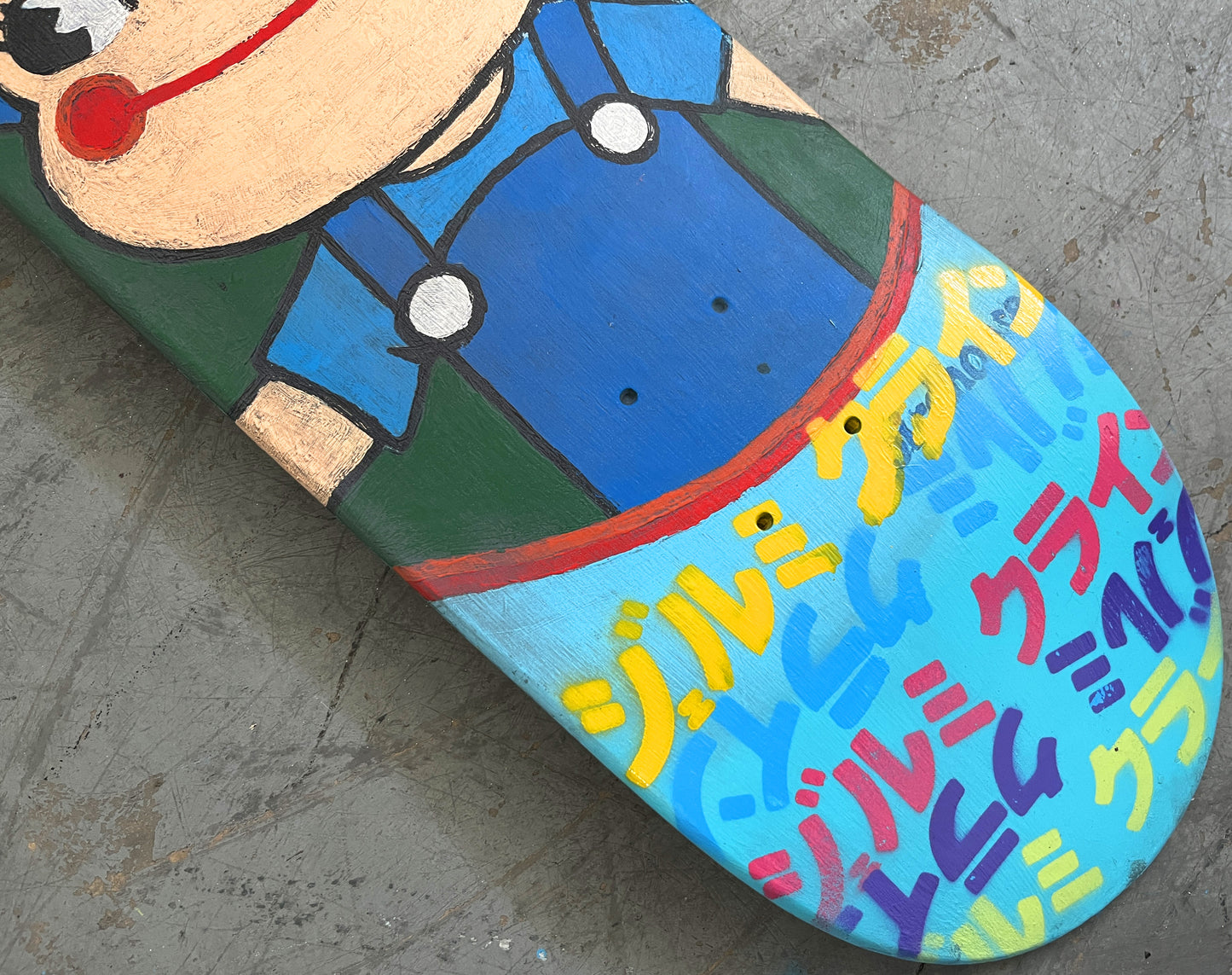 milk boy HAND PAINTED 7.88 X 31.25 MIXED PROCESS SIGNED 1 of 1