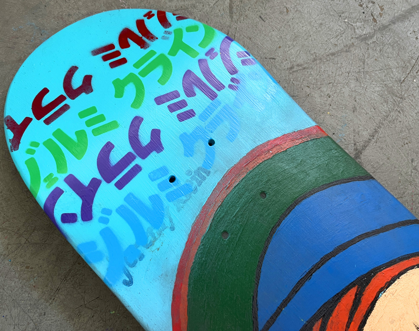 milk boy HAND PAINTED 7.88 X 31.25 MIXED PROCESS SIGNED 1 of 1