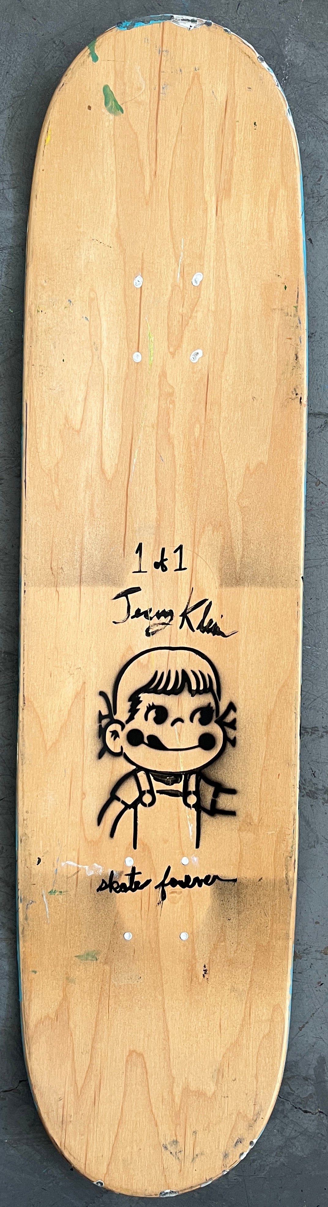 milk boy HAND PAINTED 7.88 X 31.25 MIXED PROCESS SIGNED 1 of 1