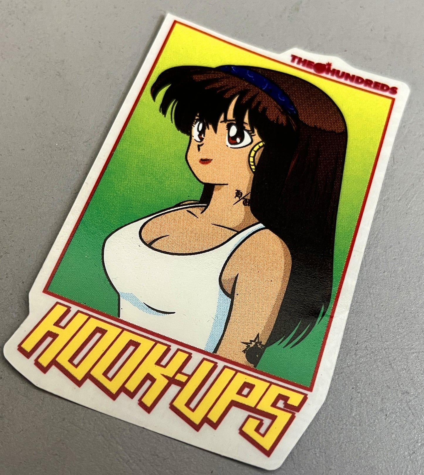 hundreds + hook-ups stickers 4 pack new old stock from 2013