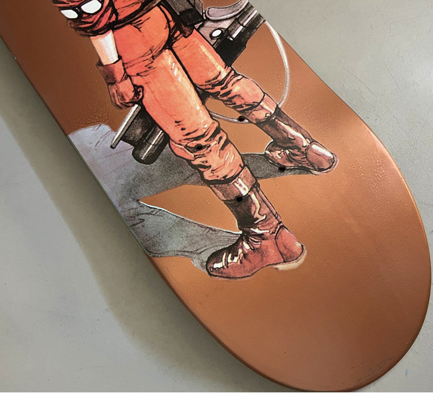 kaneda 8 X 31.75 COPPER DISTORTION MIXED PROCESS HAND SCREENED SIGNED 1 of 1