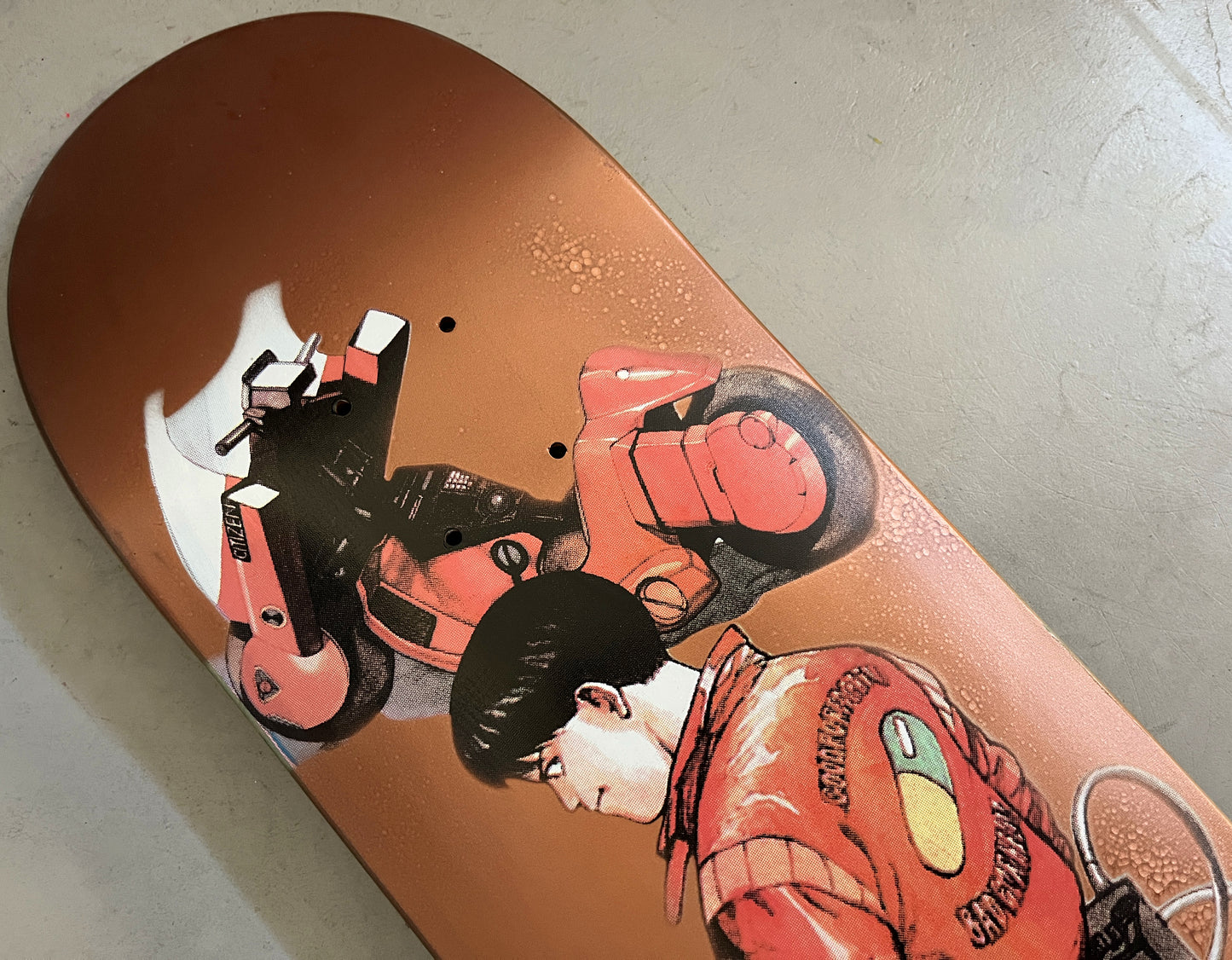 kaneda 8 X 31.75 COPPER DISTORTION MIXED PROCESS HAND SCREENED SIGNED 1 of 1