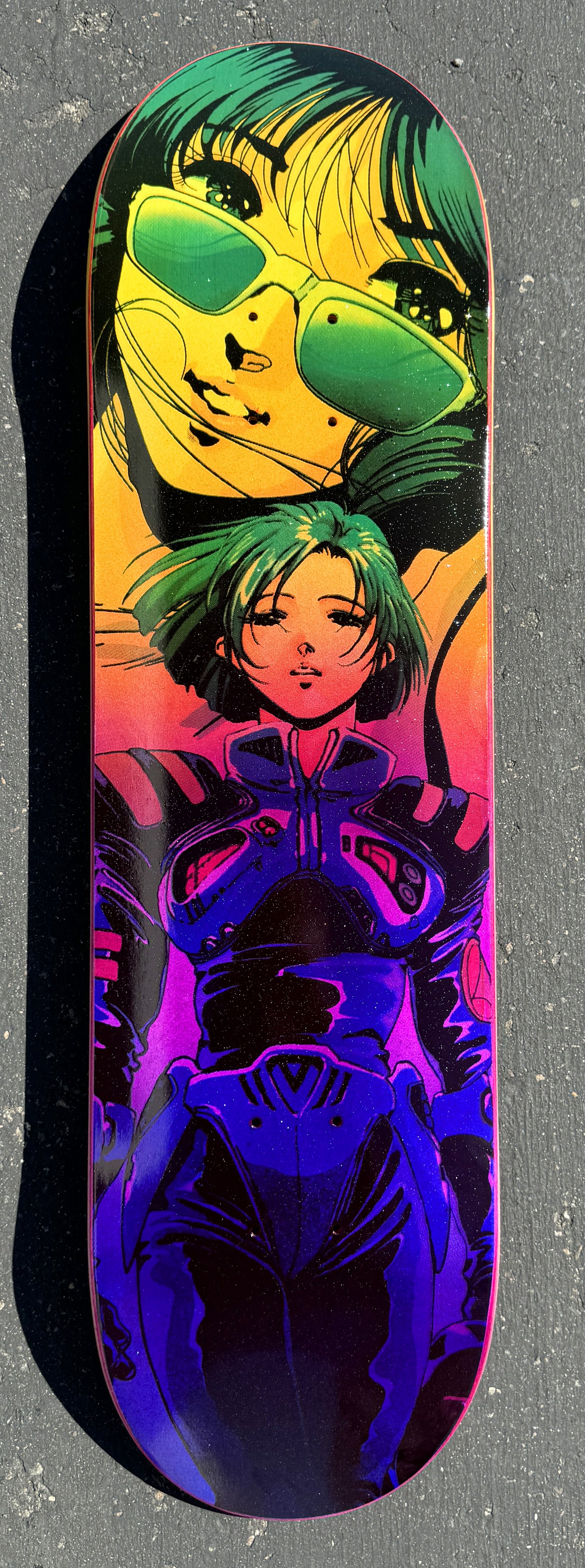 SIGNED macross 8.5 X 32.25 YELLOW/PINK/PURPLE STARDUST 1 of 1