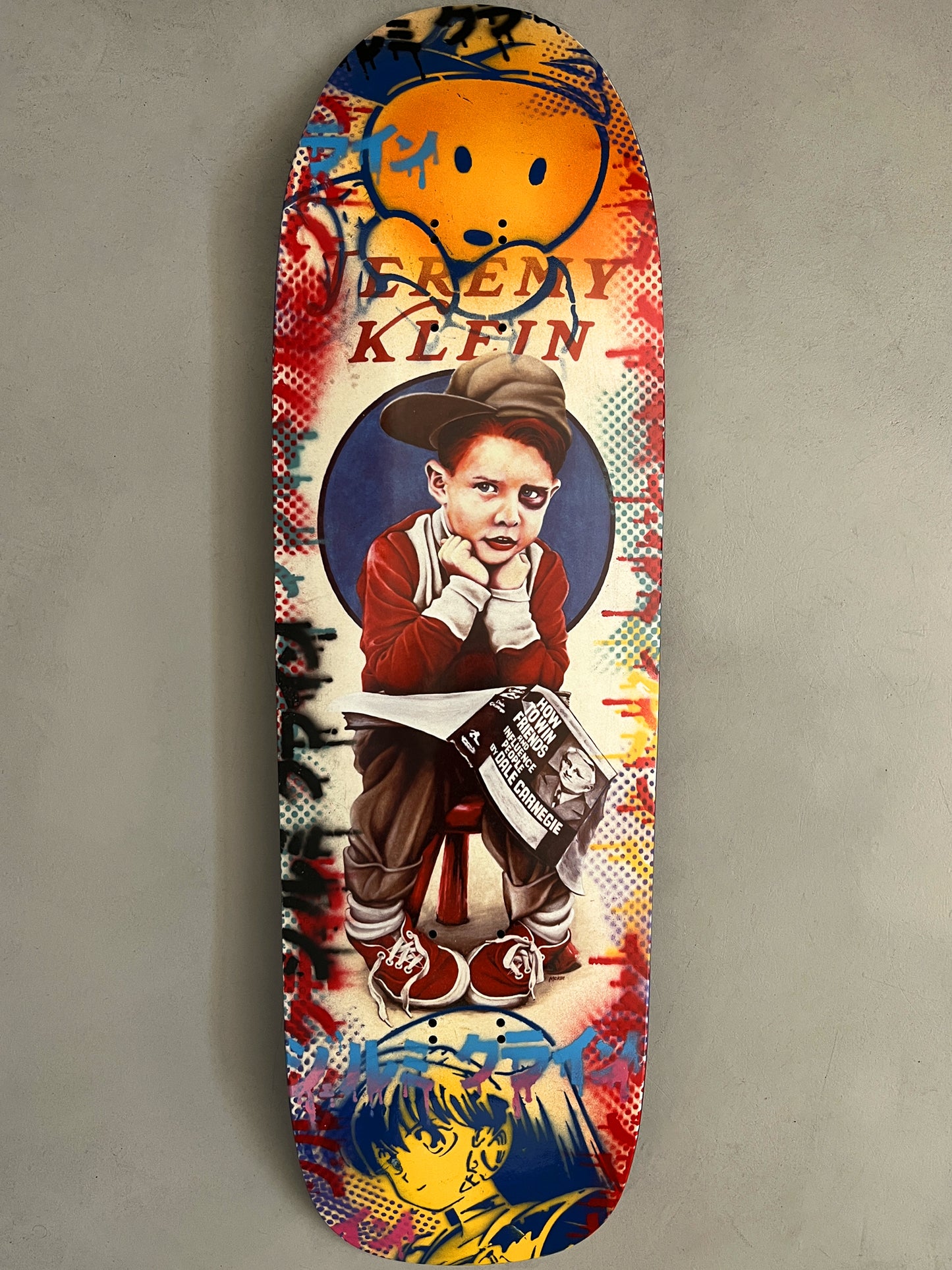 world industries black eye kid SLICK 9.625 MIXED PROCESS DREAMGIRL/LANCE SIGNED 1 of 1